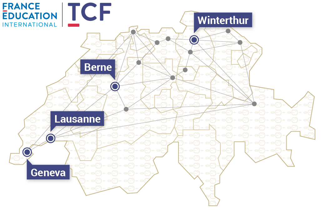 Map of Switzerland